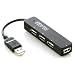 �o�b�t�@���[�R�N���T�v���C Arvel USB2.0�Ή�4�|�[�g�n�u �o�X�p���[ �u���b�N H431BK