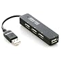 �o�b�t�@���[�R�N���T�v���C Arvel USB2.0�Ή�4�|�[�g�n�u �o�X�p���[ �u���b�N H431BK