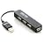 �o�b�t�@���[�R�N���T�v���C Arvel USB2.0�Ή�4�|�[�g�n�u �o�X�p���[ �u���b�N H431BK