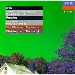 Ives: Three Places in New England; Ruggles: Sun-treader