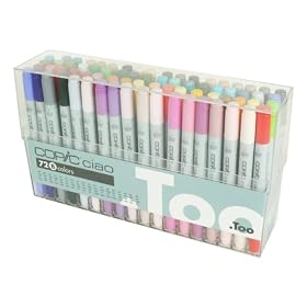 Too COPIC�i�R�s�b�N�j �}�[�J�[ �`���I 72�F B�Z�b�g 11737722