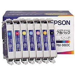 EPSON IC7CL21 �C���N�J�[�g���b�W(PM-950C�p7�F�p�b�N)