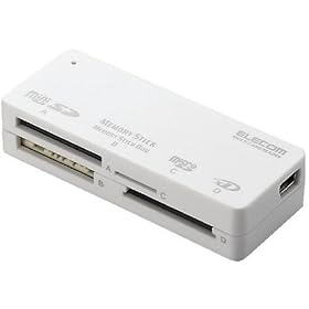 ELECOM ���������[�_���C�^ / 41���f�B�A�Ή� / �z���C�g MR-A41HWH