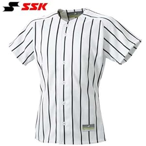 【クリックで詳細表示】Amazon.co.jp ｜ SSK クラブモデルゲーム用ストライプニットシャツ US014N ｜ スポーツ＆アウトドア 通販