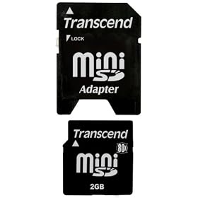 Transcend miniSD�J�[�h 80�{�� 2GB TS2GSDM80