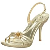 Sizzle by Coloriffics Bermuda Pump,Gold,7.5 M