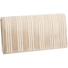 La Regale Satin Pleated Clutch