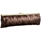 Jessica McClintock Leaf Embossed Frame Clutch
