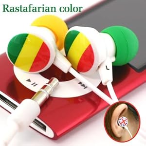 【クリックで詳細表示】FLAGSステレオイヤホン RASTA