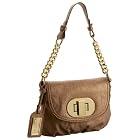 Badgley Mischka Connie Metallic Small Shoulder