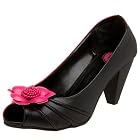 T.U.K. Women's A7451L Peep Toe Pump