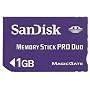 SanDisk MemoryStick Pro Duo 1GB SDMSPD-1024-J61