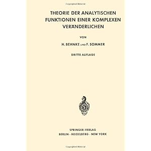 【クリックで詳細表示】Theorie Der Analytischen Funktionen Einer Komplexen Ver-nderlichen/ Theory of Analytic Functions of Complex Variable (Grundlehren der Mathematischen Wissenschaften (Springer Paperback)) [ハードカバー]