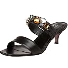 Versani Women's 40 Two Band Slide Sandal