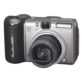 Canon �f�W�^���J���� PowerShot �i�p���[�V���b�g�j A650 IS PSA650IS