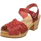 swedish hasbeens Women's Braided High Braided Ankle Strap Sandal