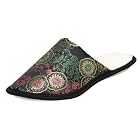 Green Tech Women's Asian Print Scuff Slipper