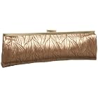 Jessica McClintock Leaf Embossed Frame Clutch