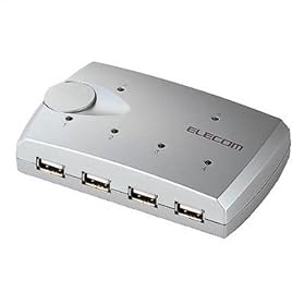 ELECOM USB�n�u�����ؑ֊� USH2-24SSV