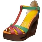 Jessica Bennett Women's Kione T-Strap Platform Wedge
