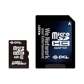 PLANEX �n�C�X�s�[�hClass6�Ή� microSDHC�J�[�h4GB (SDHC�A�_�v�^&�g���X�^�[�g�і��\Lite/�����v���_�E�����[�h�t) PL-MicroSDHC4G
