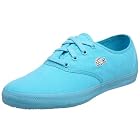 Lacoste Gambeta FD Canvas Lace-Up - Free Overnight Shipping & Return Shipping: Endless.com : blue sole blue laceup sneakers flats