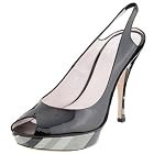 [エミリオプッチ] EMILIO PUCCI バックベルトパンプス