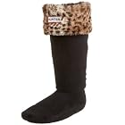Hunter Kids' Leopard Print Welly Socks