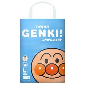 nepia GENKI�I ��������t�B�b�g �p���c L44���~3�i132���j