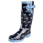 Western Chief Women's Tiny Horses - Navy/Sky Rain Boot