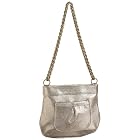Lauren Merkin Tess Metallic Lamb Chain Handle Evening Bag