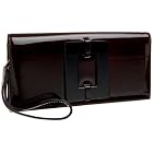 Laura Matthews Designs Patent Clutch with Suede Lining