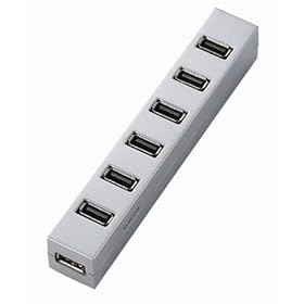 ELECOM 7�|�[�gUSB�n�u U2H-Z7SSV