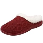 Dearfoams Cable Sweater Knit Clog