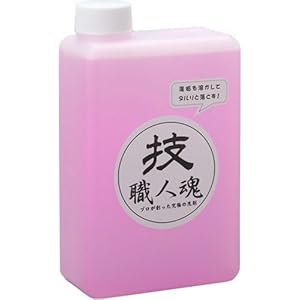 【クリックで詳細表示】業務用風呂洗剤 技・職人魂 風呂職人 詰替用 1000ml