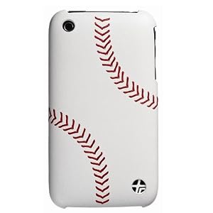 TREXTA iPhone3G/3GS用 本革ケース SNAP ON COVER BASEBALL SOC-BABALL