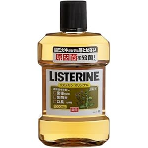 【クリックで詳細表示】Amazon.co.jp：薬用 LISTERINE リステリン オリジナル 1000mL [医薬部外品]：ドラッグストア