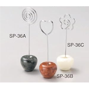 【クリックで詳細表示】大理石 カード立て (白) 【SP-36C】 [えいむ カードスタンド カード立て プライス立て 値札]