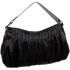 SR SQUARED by Sondra Roberts Satin Nylon Hobo