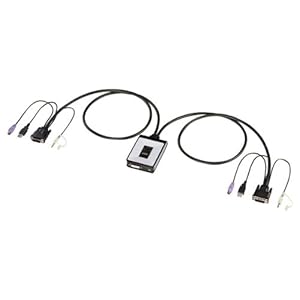 【クリックで詳細表示】SANWA SUPPLY SW-KVM2DX フルHD対応DVIパソコン自動切替器(2：1)