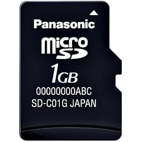 Panasonic microSD�J�[�h 1GB RP-SM01GBJ1K