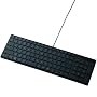 ELECOM �p���^�O���t���L�[�{�[�h/103�L�[/�ɔ��^�C�v/L�T�C�Y/�u���b�N (PS3�Ή�) TK-FCP004BK