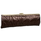 Jessica McClintock Leaf Embossed Frame Clutch