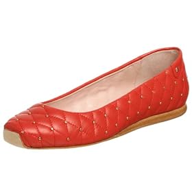 THE Red Flat! :  ballet flat red delman