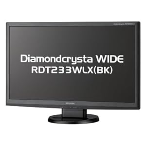 三菱電機 23型ワイド液晶ディスプレイ(ノングレア) IPS方式/フルHD対応/ブラック RDT233WLX(BK)
