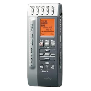 ラジオ付きICレコーダー DIPLY ICR-RS110M