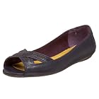Bc Footwear Chariot Peep Toe Flat