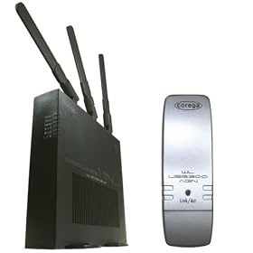 Corega Draft 11n�Ή� ����LAN���[�^�[ + USB�A�_�v�^�Z�b�g CG-WLBARAGND-U