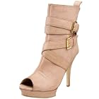 Dollhouse Women's Tanisha Peep Toe Ankle Bootie