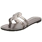 AK Anne Klein Women's Charlotte Open Toe Flat Sandal